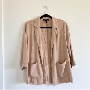 Forever 21 loose tan blazer